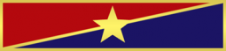 Two Section Recognition Bar with Star