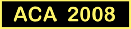 ACA 2008 Recognition Bar