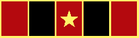 Five Section Recognition Bar With a Star