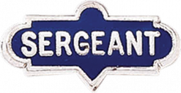 Sergeant Lapel Pin