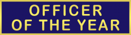 Officer of the Year Recognition Bar