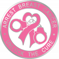 Pink Law Enforcement Breast Cancer Awareness Seal