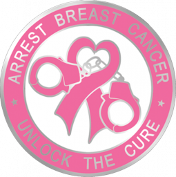 Pink Law Enforcement Breast Cancer Awareness Seal