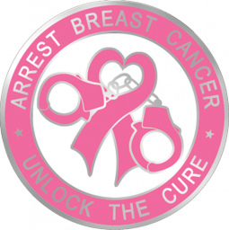 Pink Law Enforcement Breast Cancer Awareness Seal