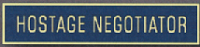Hostage Negotiator Commendation Bar