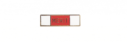Mini Merit Three Section Commendation Bar