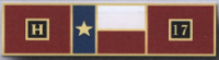Hurricane Harvey Commendation Bar with Texas Flag
