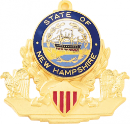 Eagle Medal With Enamel Shield