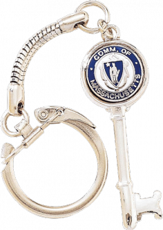 Customizable Locking Key Ring