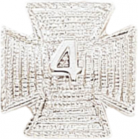 Maltese Cross with Applied Number