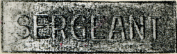 Sergeant Collar Inisgnia