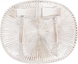 Oval with Parallel Axes and Sunburst Rays