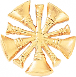 5 Cut out Crossed Horns