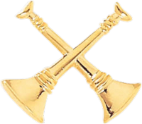 Hook Fast Specialties Battalion Chief 2 Crossed Horns Cutout Style