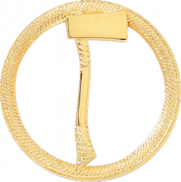 Single Right Facing Axe with Round Rim