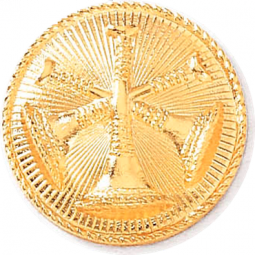 Assistant Chief Three Crossed Horns with Rays Seal