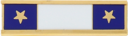 Three Section Years of Service Recognition Bar with Two Stars
