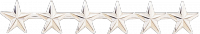 Six 1/2" Stars On Bar