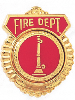Fire Deptartment Lapel Pin or Tie Tac