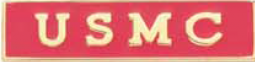 US Marine Corp. Commendation Bar