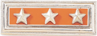 Mourning Bar with Three Applied Stars