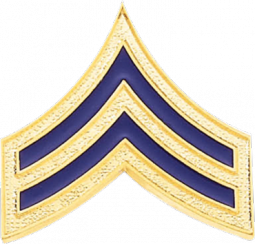 Corporal Chevrons With or Without Enamel