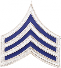 Sergeant Chevrons With or Without Enamel