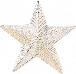 1/2" Embossed Star