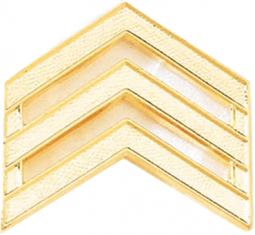 Sgt. Chevron Plain Or Enamelled
