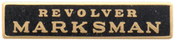 Revolver Marksman Enamel Marksmanship Bar