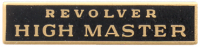Revolver High Master Enamel Marksmanship Bar