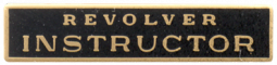 Revolver Instructor Enamel Marksmanship Bar