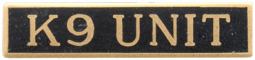 K9 Unit Marksmanship Bar