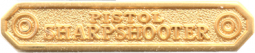 Pistol Sharpshooter Plain Marksmanship Bar
