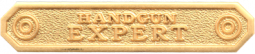Handgun Expert Plain Marksmanship Bar