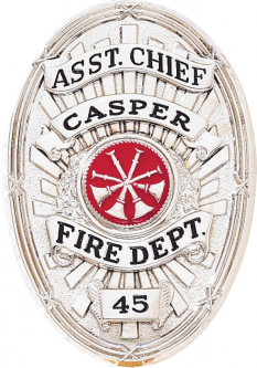 Oval Badge with Applied Panels