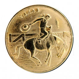 Plain Texas Seal with Rodeo Rider