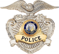 Badge with Eagle and Applied Panels