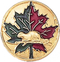 Oak Leaf with Beaver