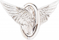 Wheel With Two Wings Pin