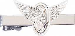 Wheel With Two Wings Tie Clasp