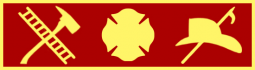 Maltese Cross with Fire Scramble Commendation Bar