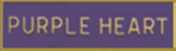 Purple Heart One Color Commendation Bar