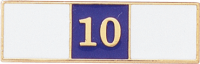 10 Years of Service Recognition Bar