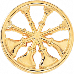 Deputy Chief Four Crossed Horns