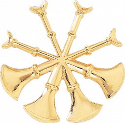 Four Crossed Horns Cut Out