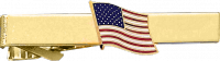 American Flag Tie Clasp