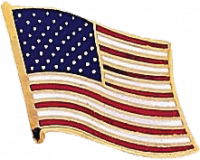 American Flag Tie Tac
