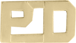 PD 1/2" Die Struck Letters