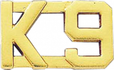 K9 1/2" Die Struck Letters